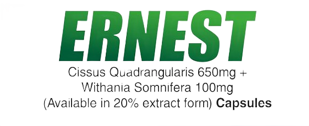 Ernest Capsules - Cissus Quadrangularis Withania Somnifera joint health
